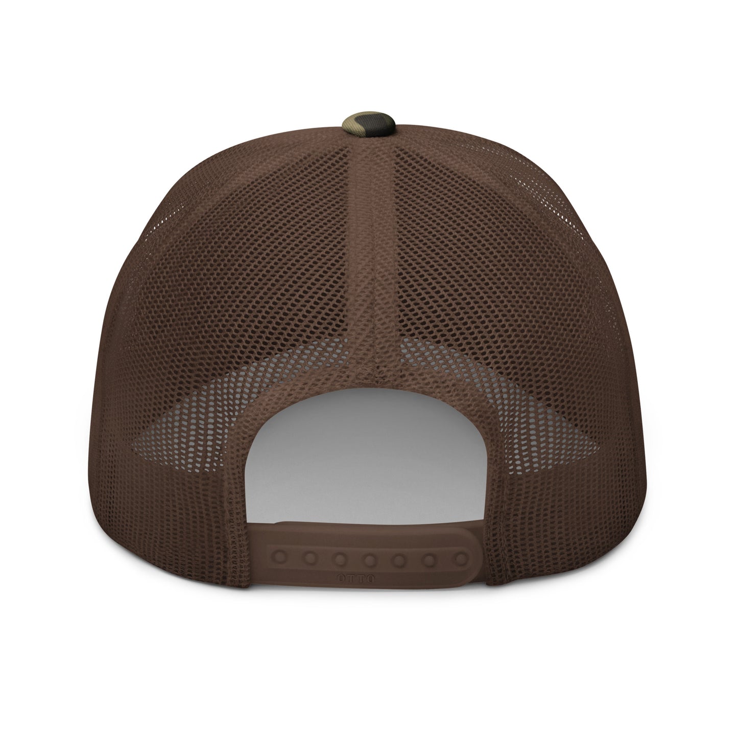 Camouflage trucker hat - Brown