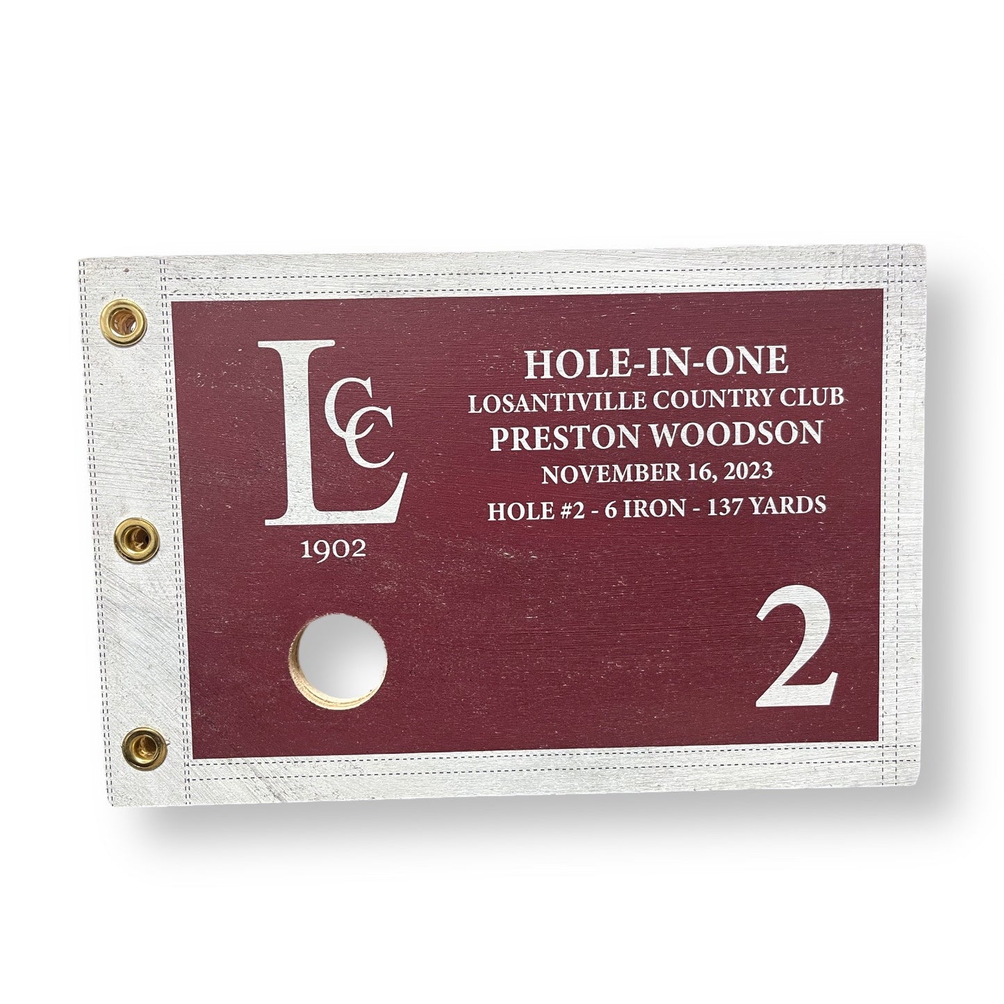 Original Hole-In-One Flag