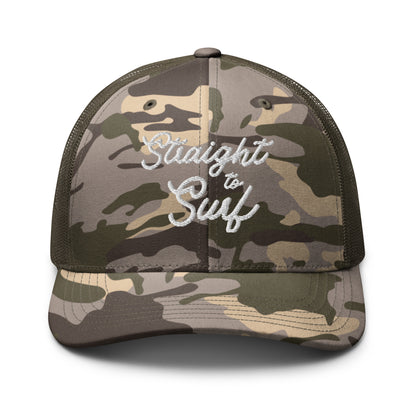 Camouflage trucker hat - Green