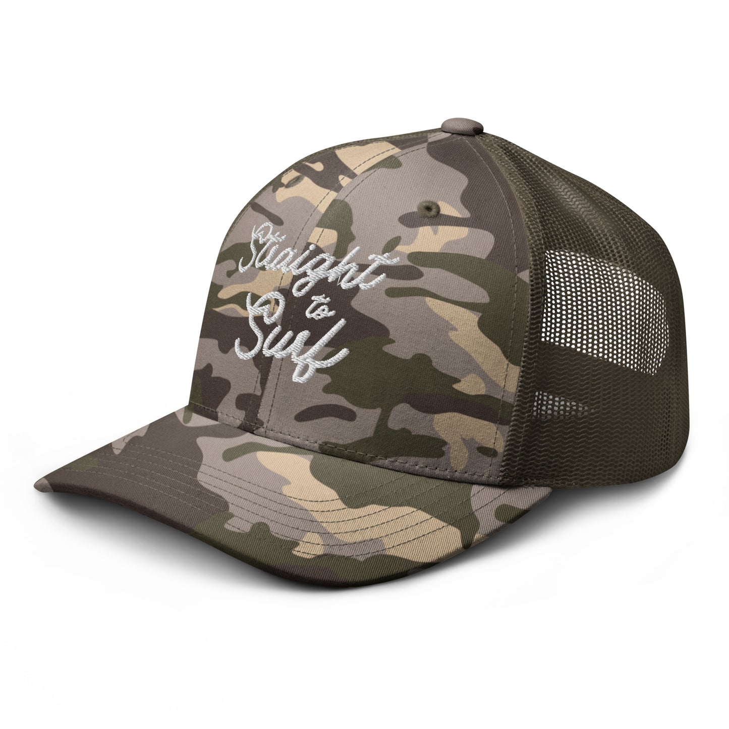 Camouflage trucker hat - Green