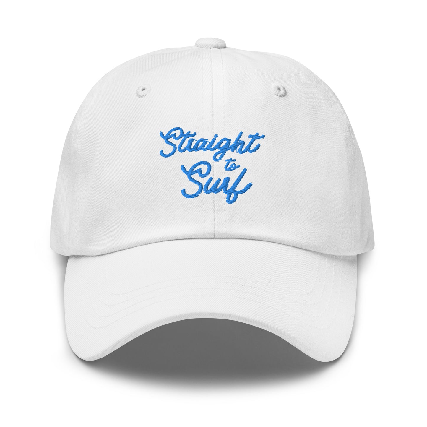 Cotton Hat - White/Blue