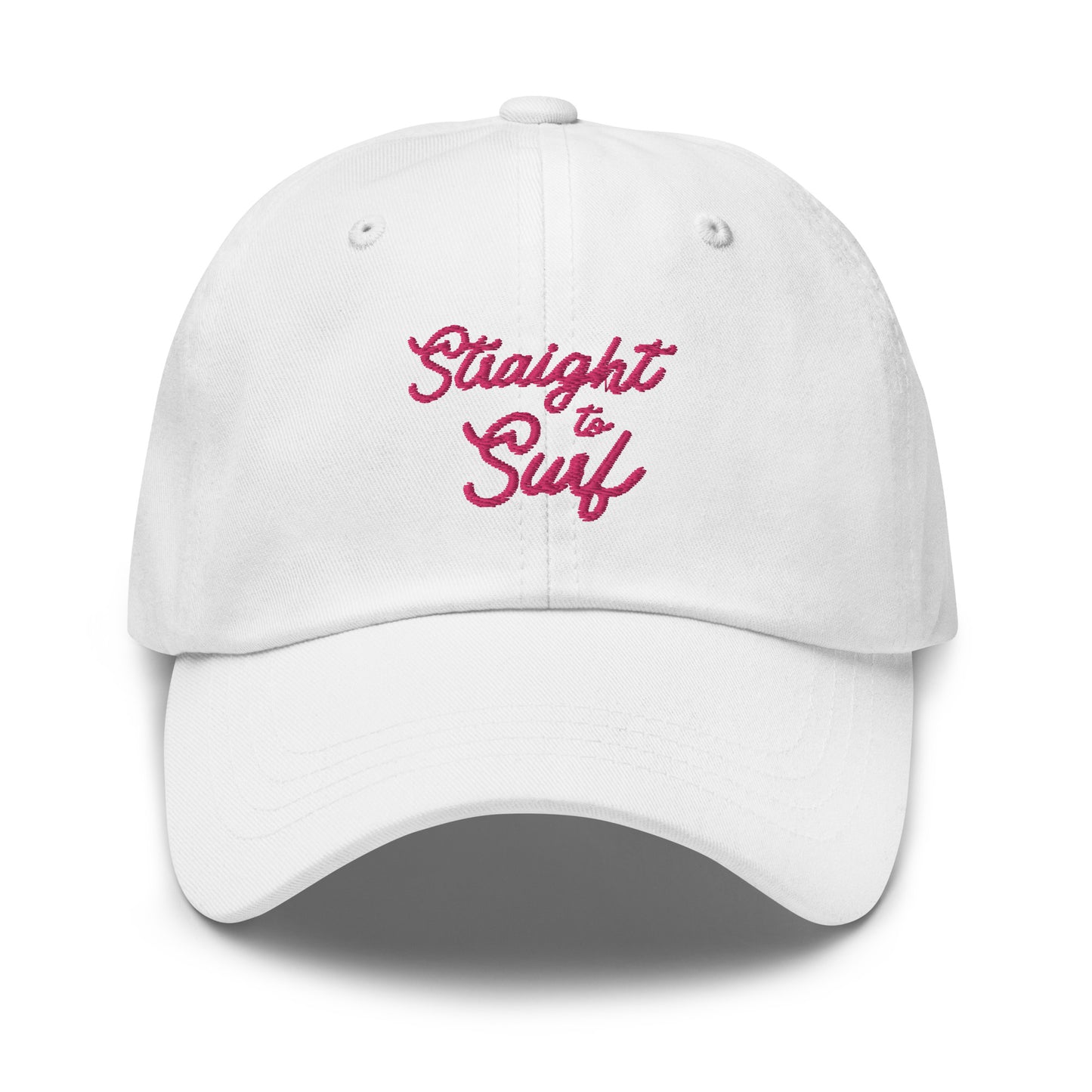 Cotton Hat - White/Pink