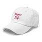 Cotton Hat - White/Pink