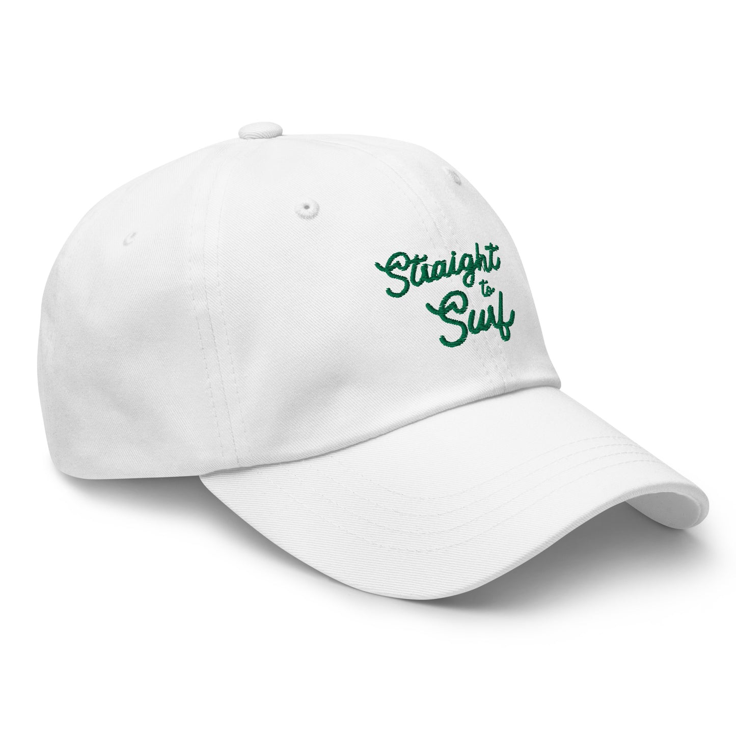 Cotton Hat - White/Green