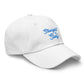 Cotton Hat - White/Blue