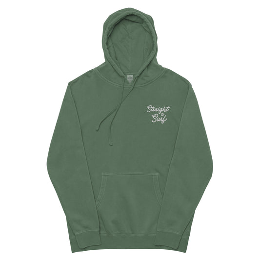 Unisex pigment-dyed hoodie - Alpine Green