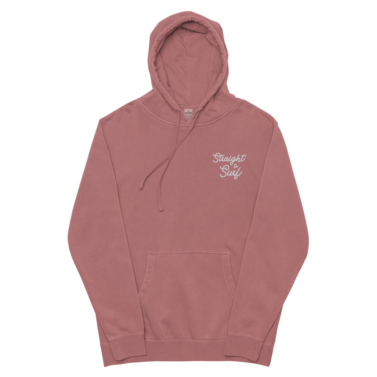 Unisex pigment-dyed hoodie - Maroon
