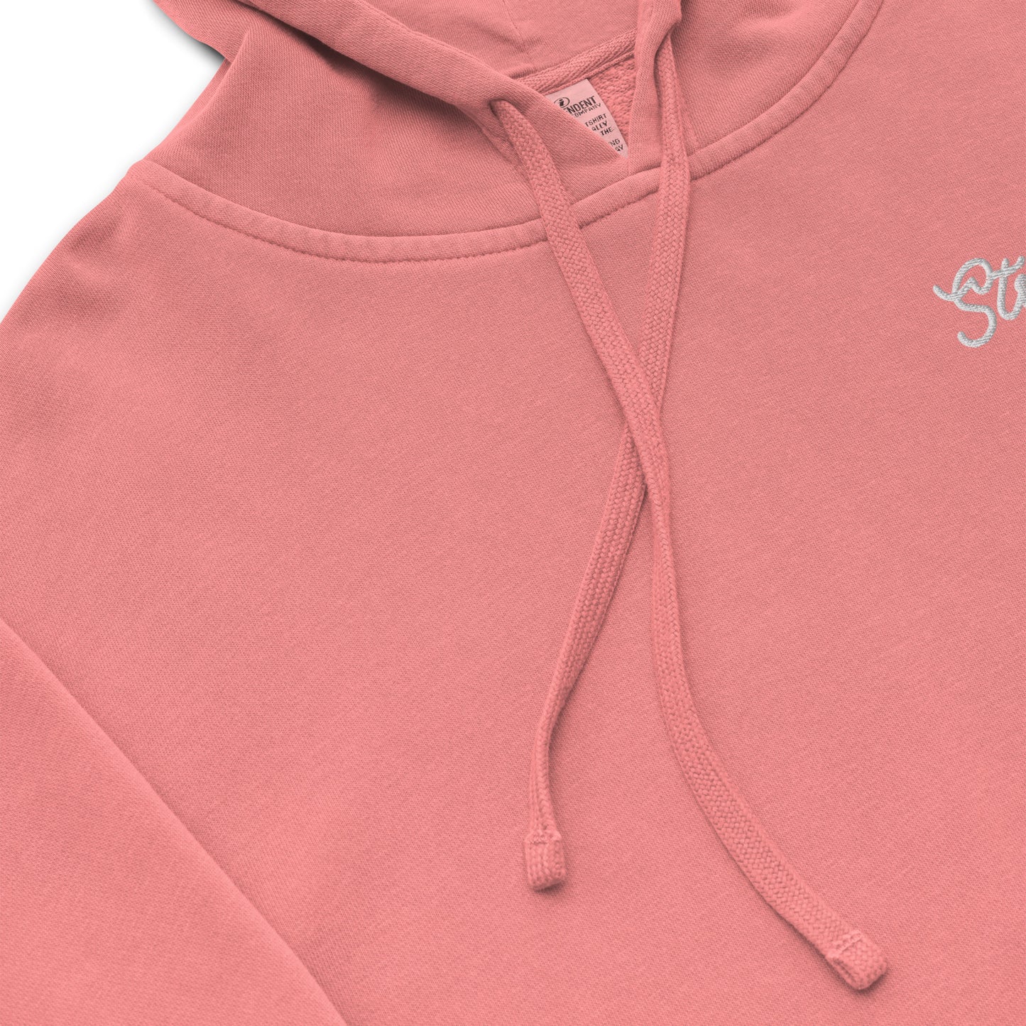 Unisex pigment-dyed hoodie - Pink