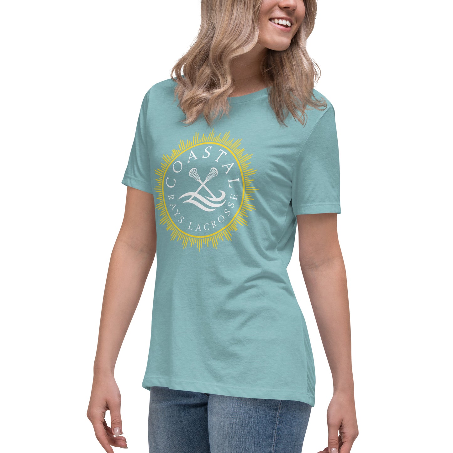 Women's Relaxed T-Shirt - Heather Blue Lagoon