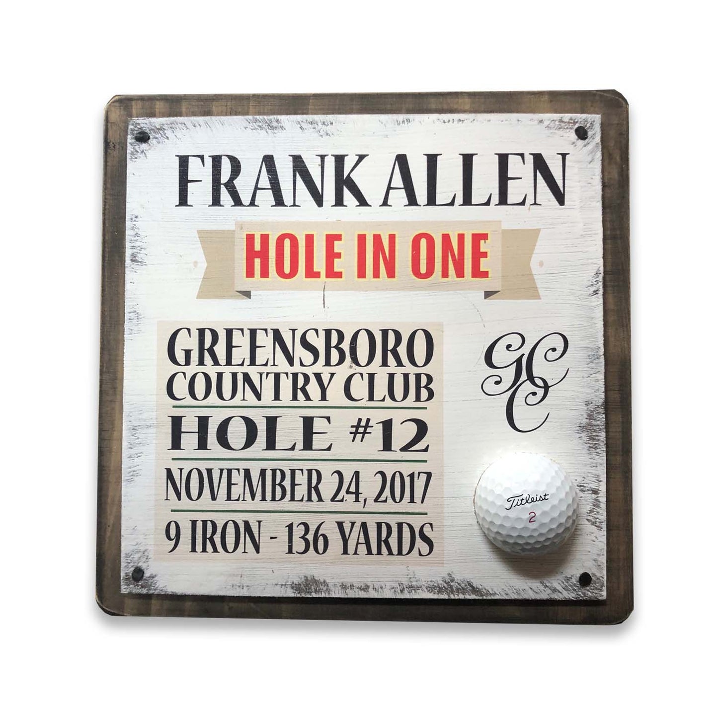 Premium Hole-In-One Square